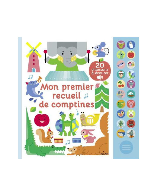 Livre sonore Mon premier recueil de comptines