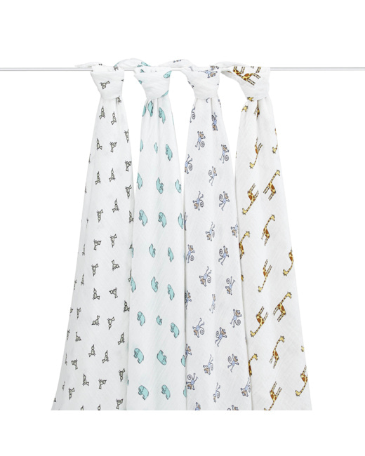 Lot de 4 maxi langes Swaddle 
