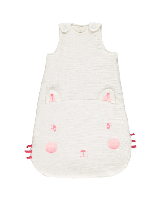 Gigoteuse sans manches en gaze de coton TOG 3.5 - Chat