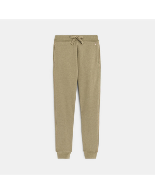 Jogging en molleton vert fille