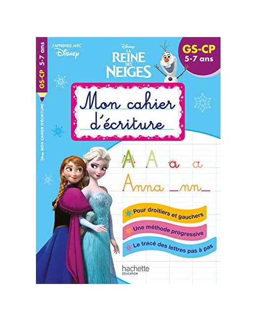 Disney - Reine des Neiges Mon cahier d'écriture GS