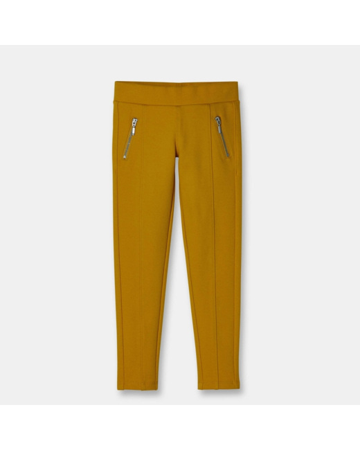 Jegging en jersey milano jaune fille