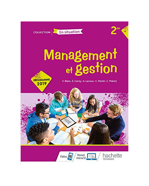 Management et gestion Option 2de - Livre élève - Éd. 2019