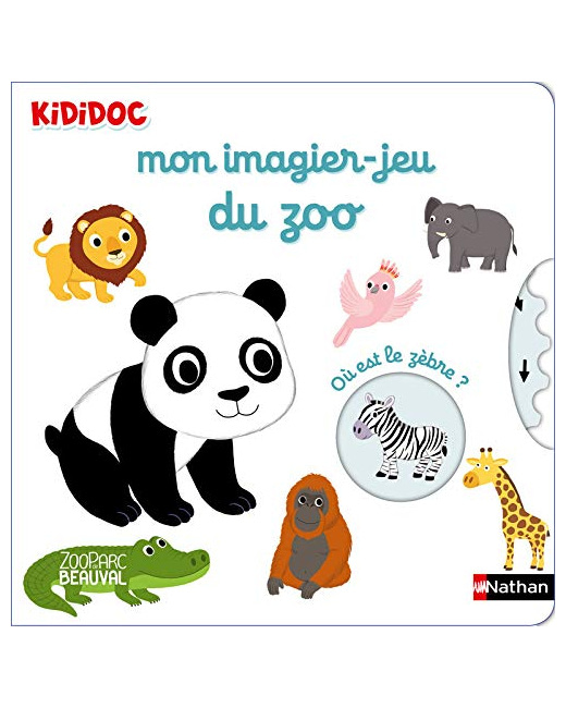 Livre Mon imagier Jeu du zoo - Kididoc