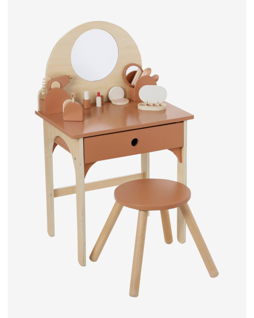 Coiffeuse avec accessoires en bois FSC