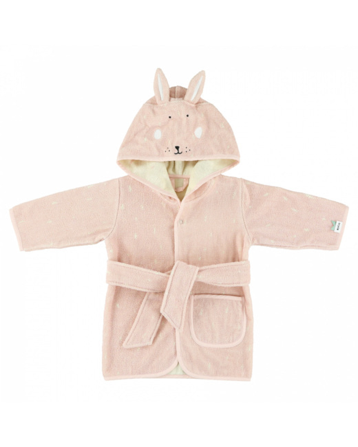 Peignoir enfant 1-2 ans mrs rabbit