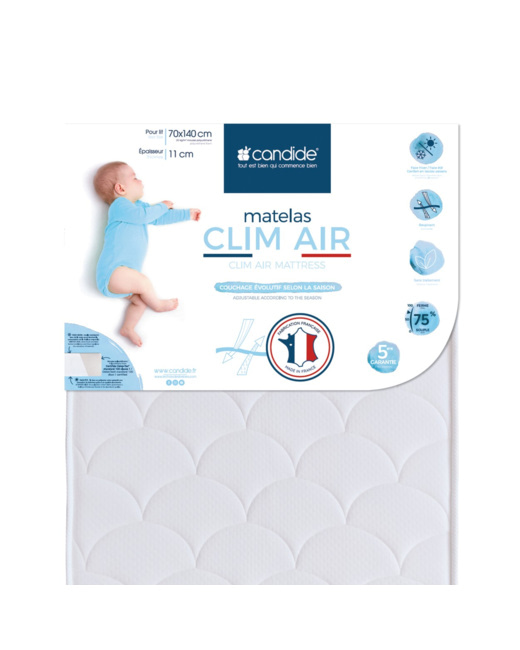 Matelas bébé  Clim air - 70x140cm