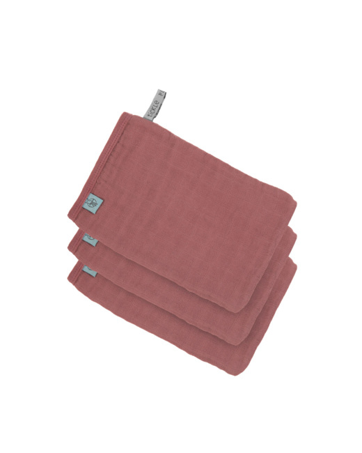 Lot de 3 gants de toilette