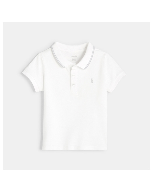 Polo maille piquée uni