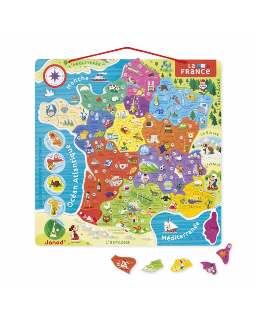 Carte du monde magnetique JANOD Comparateur Avis Prix