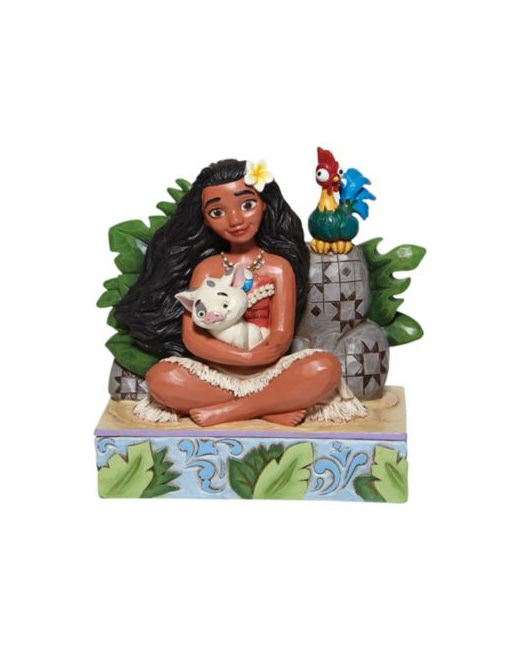 Figurine Vaiana avec Pua et Hei Hei Welcome to Motonui