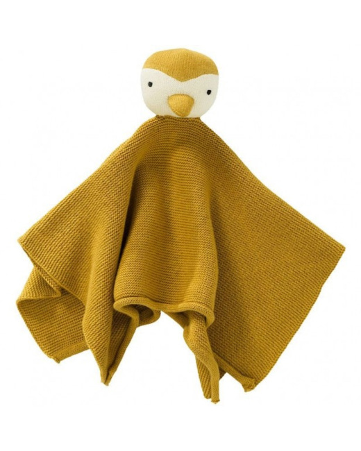 Doudou coton bio Pingouin