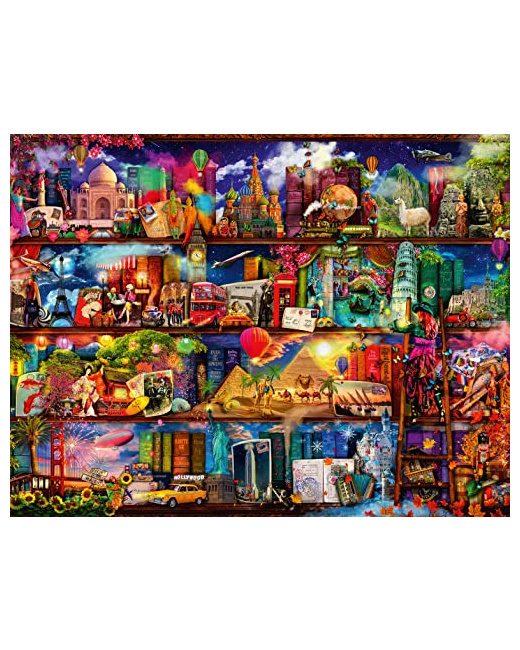 Puzzle - Le monde des livres - 2000 pièces