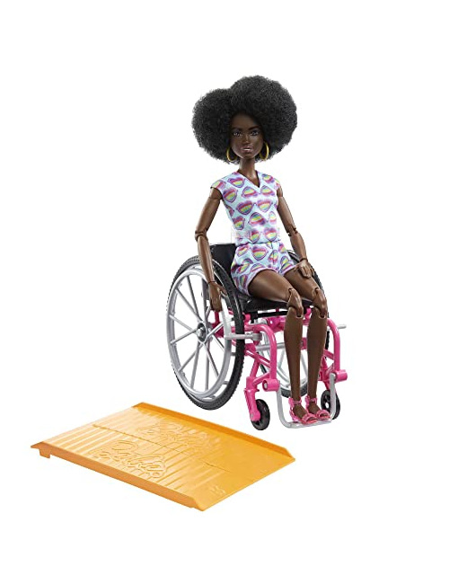 Barbie Fashionistas - Poupée avec fauteuil roulant et rampe