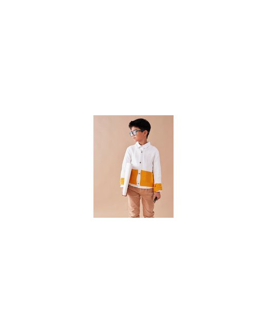 Cardigan bicolore