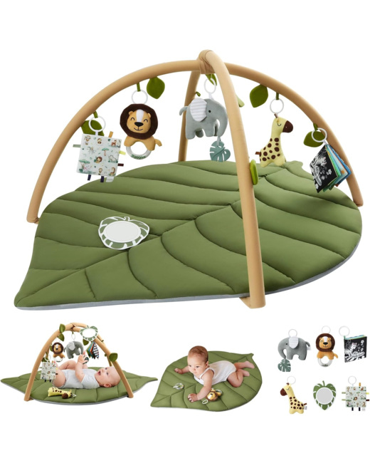 Tapis d'éveil bébé avec arche amovible
