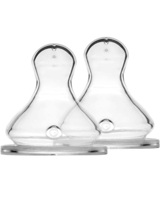 Lot de 2 tétines en silicone