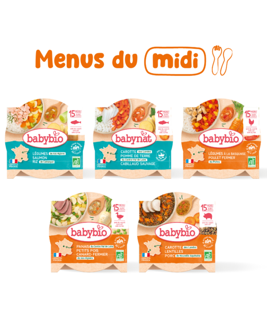 Pack repas bébé midi