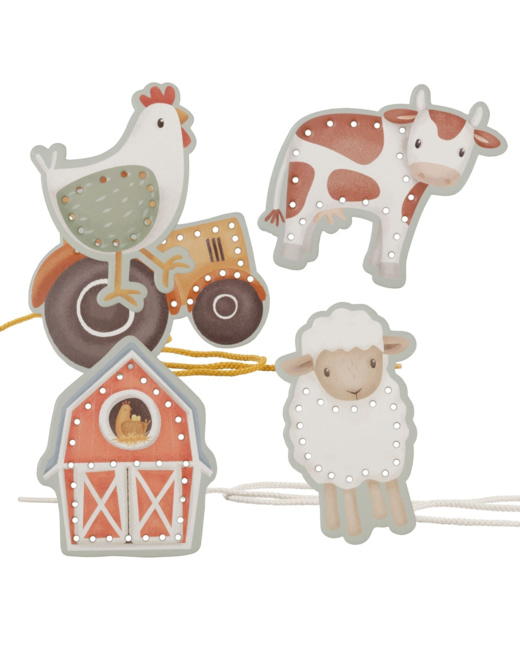 Cartes à lacer Little Farm