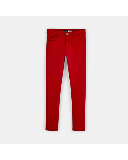 Pantalon en toile résistante rouge garçon