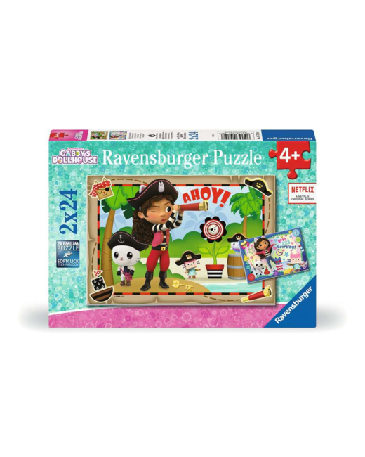 Puzzle La fête des pirates / Gabby's Dollhouse - de 4 ans