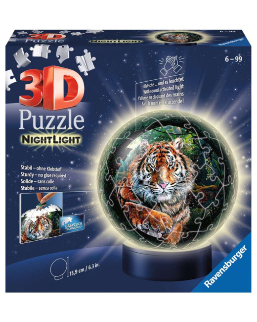 Puzzle Les grands félins illuminé - de 6 ans