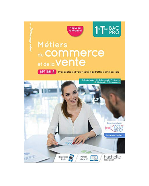 Métiers du commerce et de la vente option B 1re/Term Bac Pro - cahier de l'élève- Éd. 2020