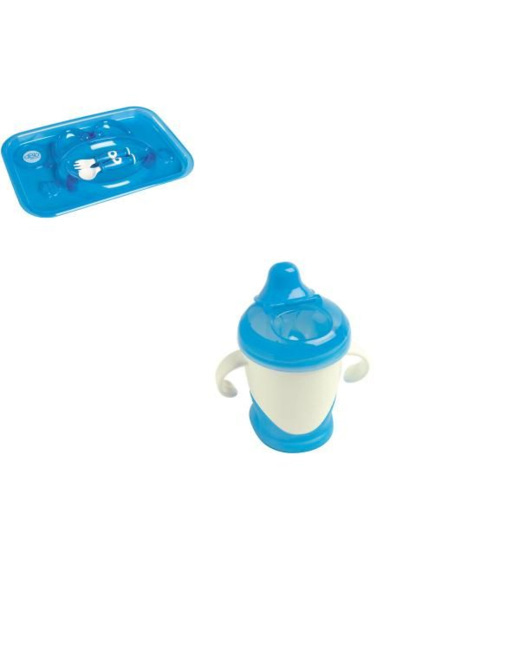 Ensemble Plateau repas + Tasse Sourire
