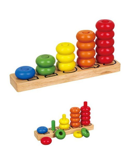 Jeu d'empilage pour apprendre à compter