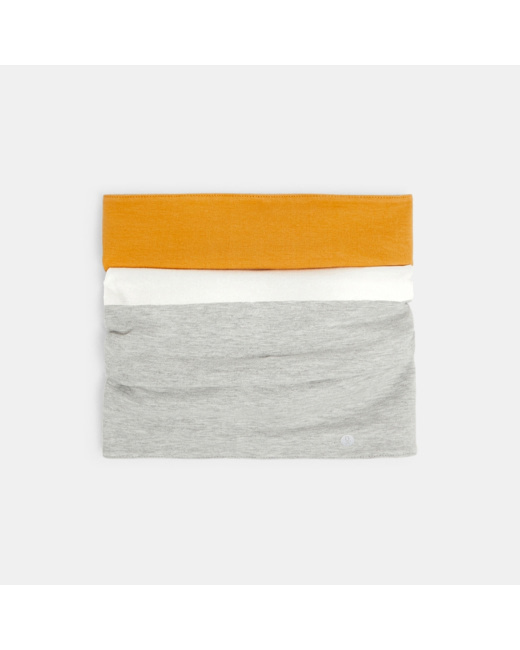 Snood piqué colorblocks jaune garçon