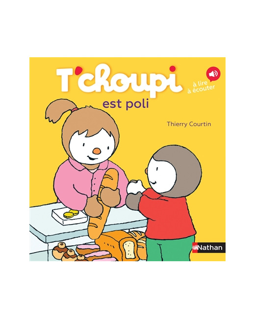 Livre T'choupi est poli