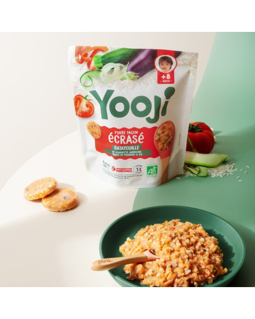 Écrasé Ratatouille : purée morceaux & riz