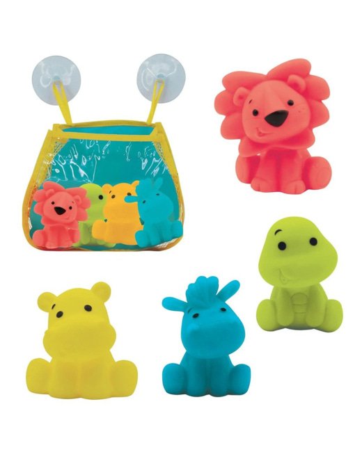 Lot de 4 aspergeurs de bain avec filet