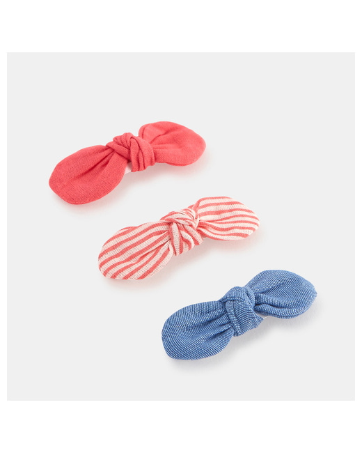 Lot de 3 barrettes nœud