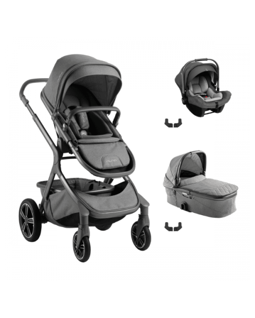 Poussette Demi Grow + nacelle + coque Auto Pipa Lite lx + base