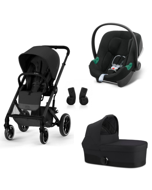Poussette trio balios s lux + siège auto aton b2 i-size + nacelle cot s