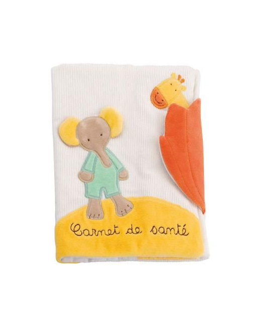 Protège carnet de santé éléphant les loustics