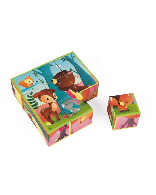 9 cubes animaux de la ferme