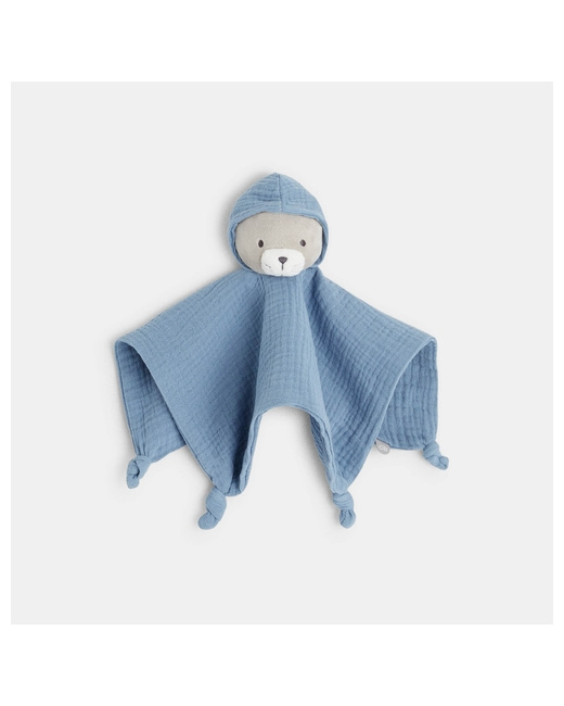 Doudou plat gaze de coton chat