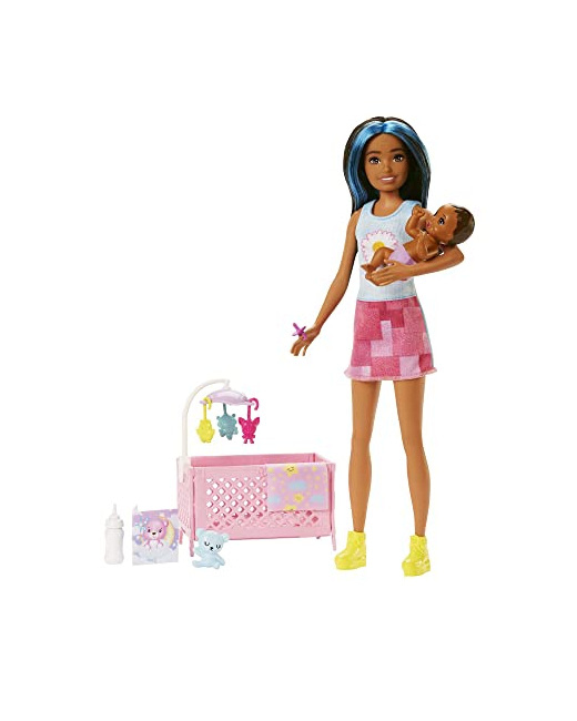 Barbie Skipper Babysitters - baby-sitter avec berceau