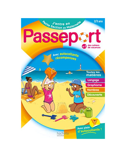 Passeport - J'entre en Petite Section de maternelle 2/3 ans - Cahier de vacances 2023