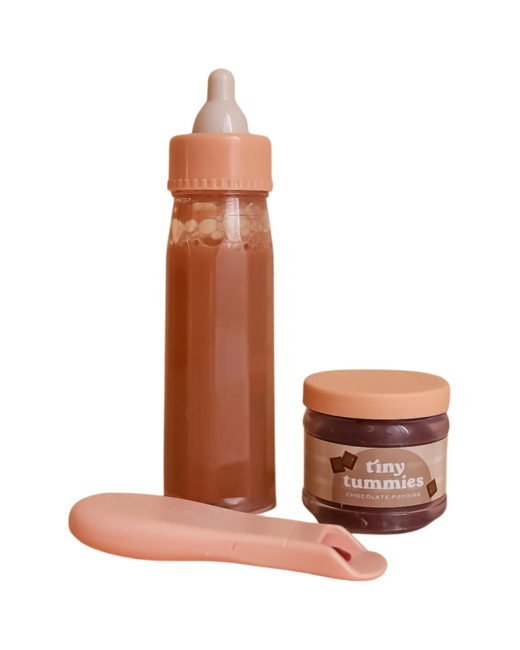 Box lait Chocolat et petit pot magique pour poupée