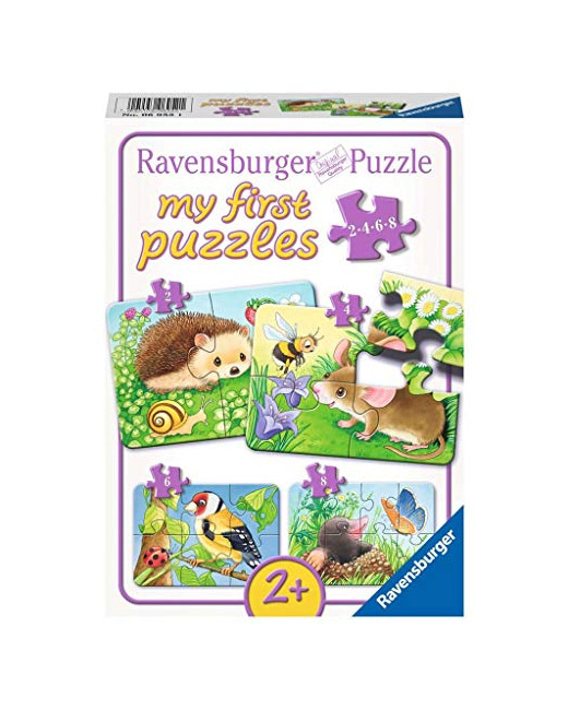 Puzzle - Mes premiers puzzles - Habitantes de jardin adorables - 20 pièces