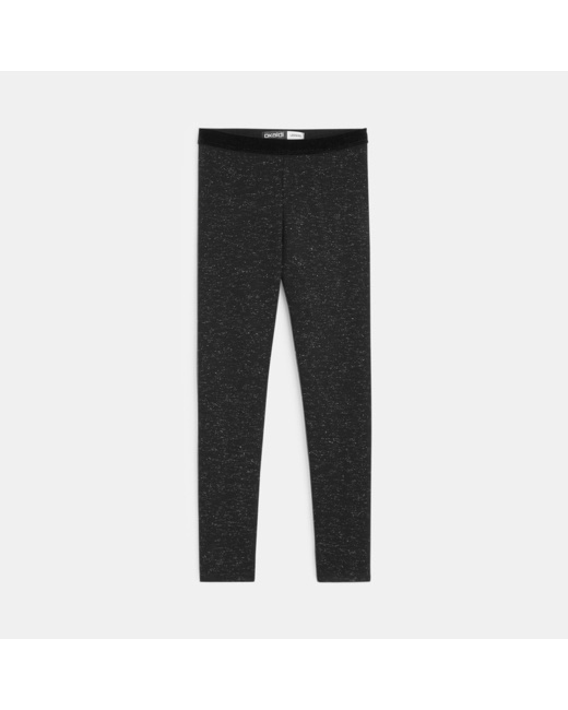 Legging à effet noir fille