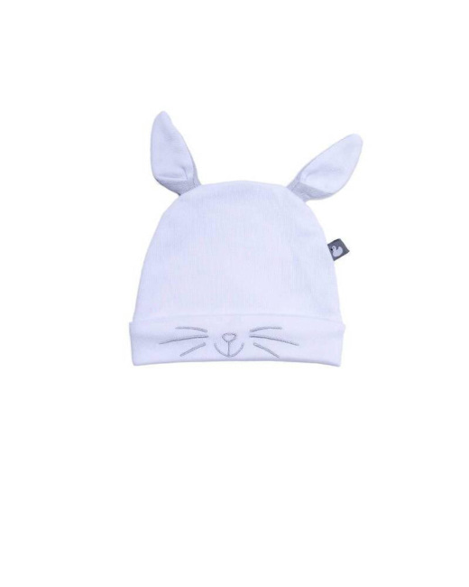Bonnet naissance Petit lapin avec oreilles