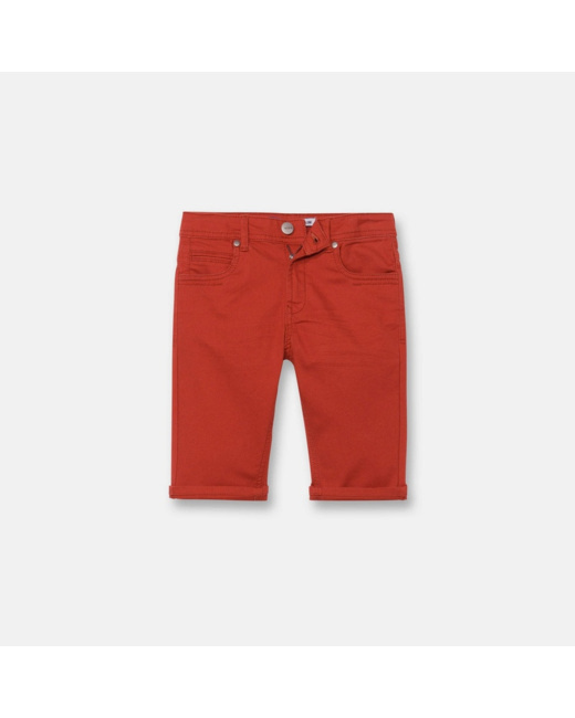 Bermuda en toile orange garçon