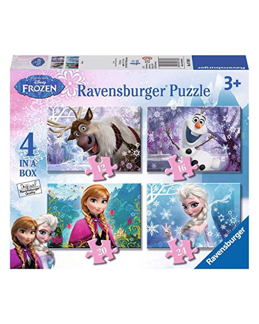 Puzzle - La Reine des Neiges - 4 en 1 - 12 pièces