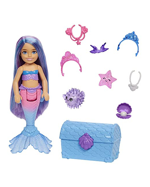 Barbie Mermaid Power - Chelsea - cheveux bleus et violets