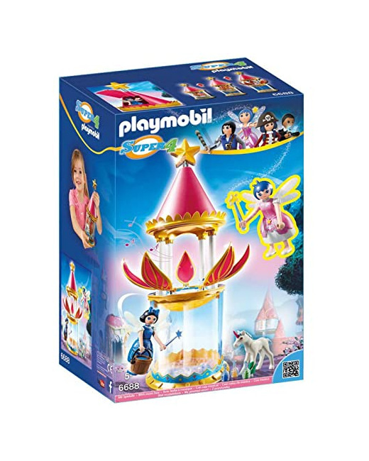 Playmobil Super 4 - Tourelle musicale avec Etincelle