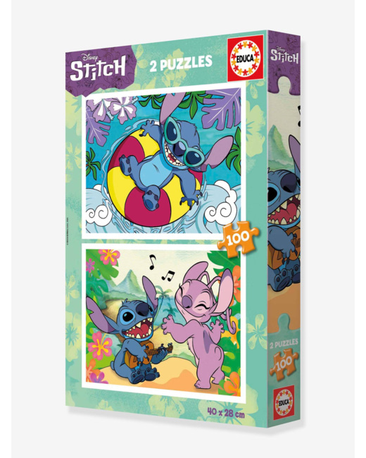 Lot de 2 puzzles Disney Stitch